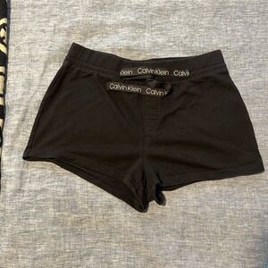 Calvin Klein Black Sleepwear Shorts